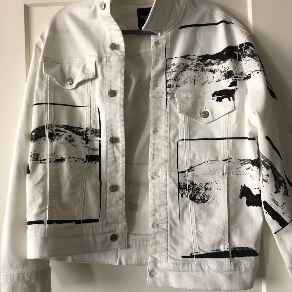 Original Andy Warhol x Calvin Klein denim jacket